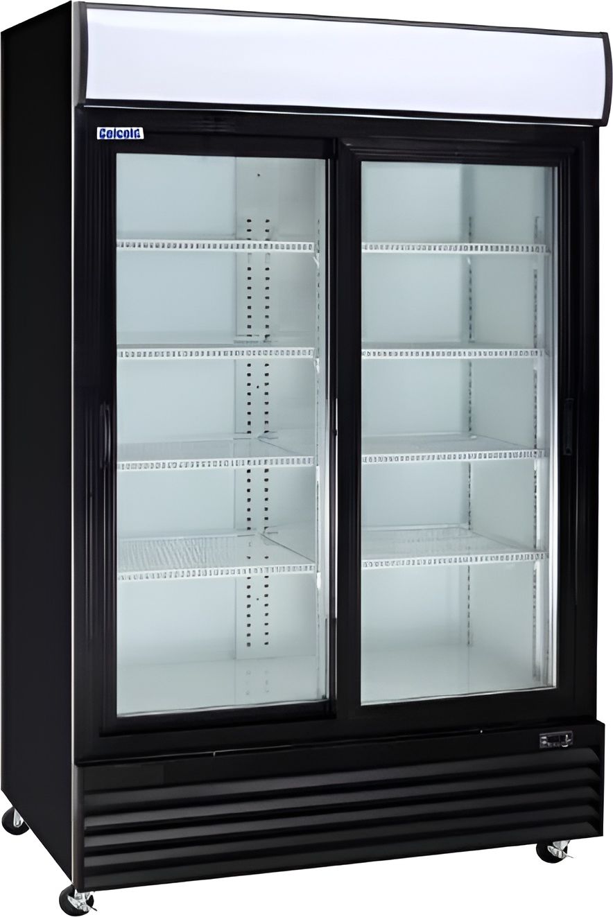 Celcold - 44" Reach-In Refrigerator with 2 Hinged Glass Doors - CUR37GD