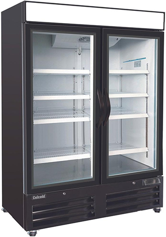 Celcold - 48" Commercial Glass Door Reach-In Freezer - CF48GDM