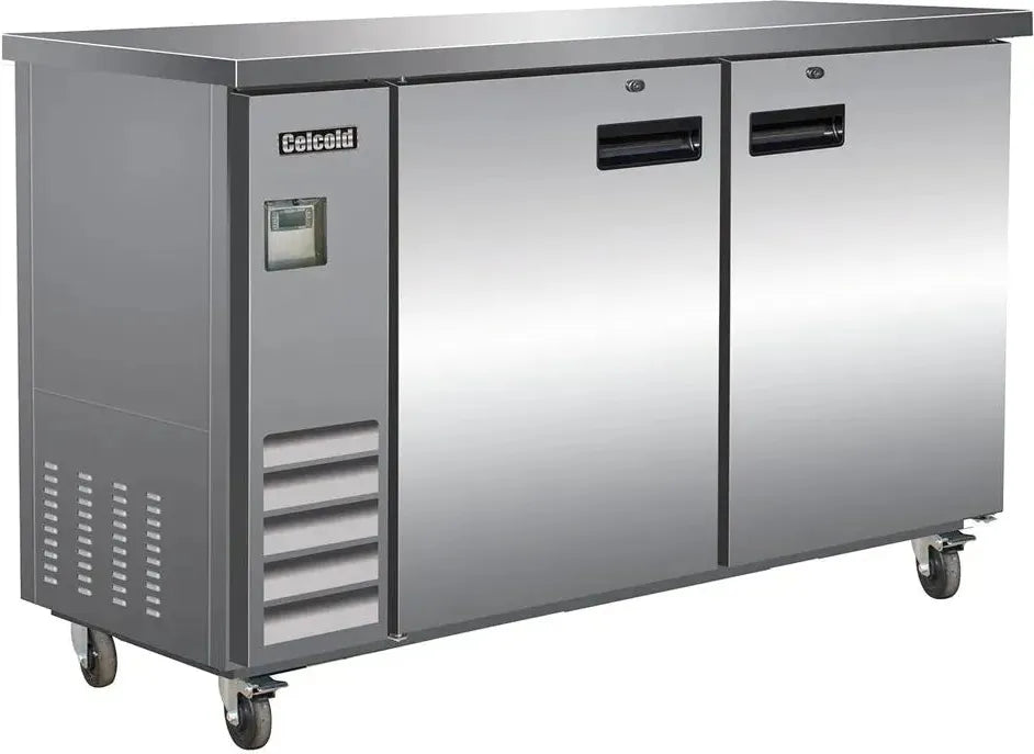 Celcold - 48" Stainless Steel Commercial Back Bar Refrigerator - CBB48S