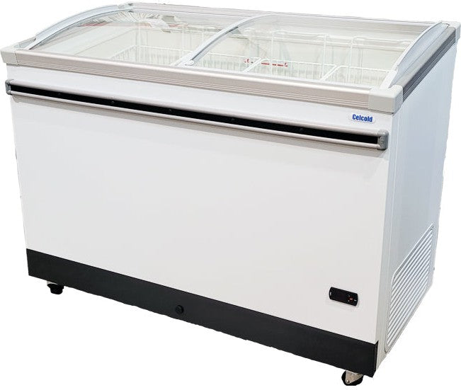 Celcold - 50" Sliding Glass Lid Angle Top Freezer - CATF50