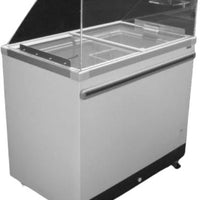 Celcold - 52" Glass Food Sneeze Guard for CF52ESG-LED Ice Cream Cabinet - CF52EFG