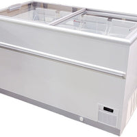 Celcold - 52" Sliding Glass Ice Cream Cabinet/Freezer with Food Guard & Baskets/Cover - CF52ESG-LED