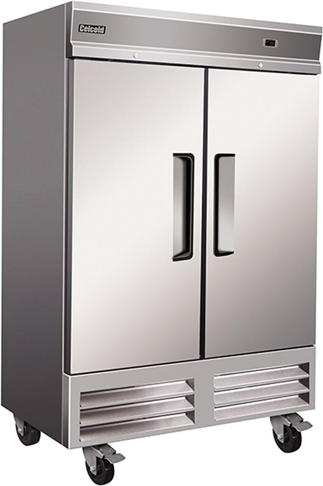 Celcold - 54" Commercial Solid Door Reach-In Freezer - CF54SD