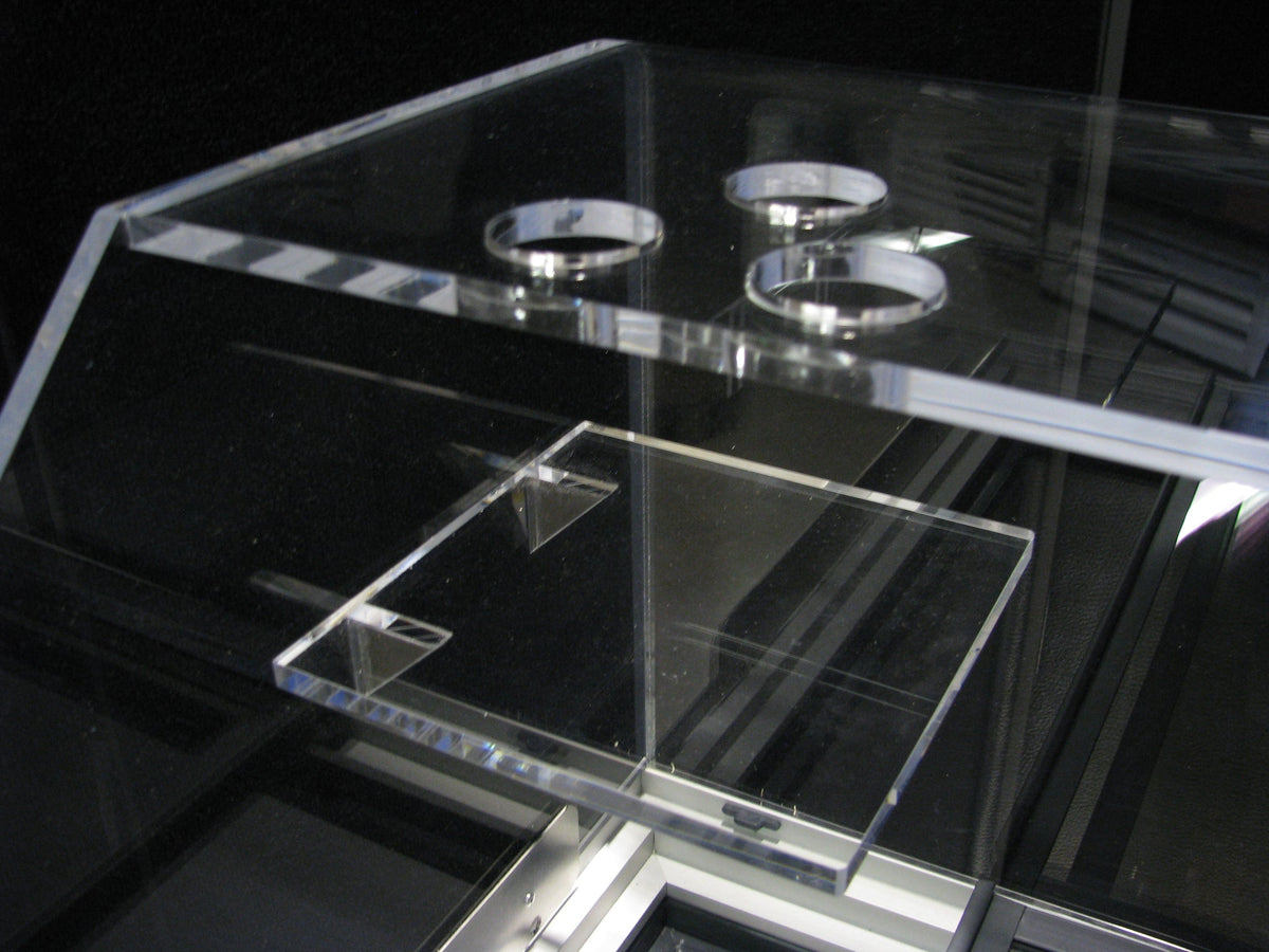 Celcold - 59" Acrylic Food Sneeze Guard for CF59SG Ice Cream Cabinet - CF59FG