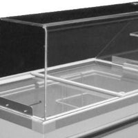 Celcold - 59" Acrylic Food Sneeze Guard for CF59SG Ice Cream Cabinet - CF59FG