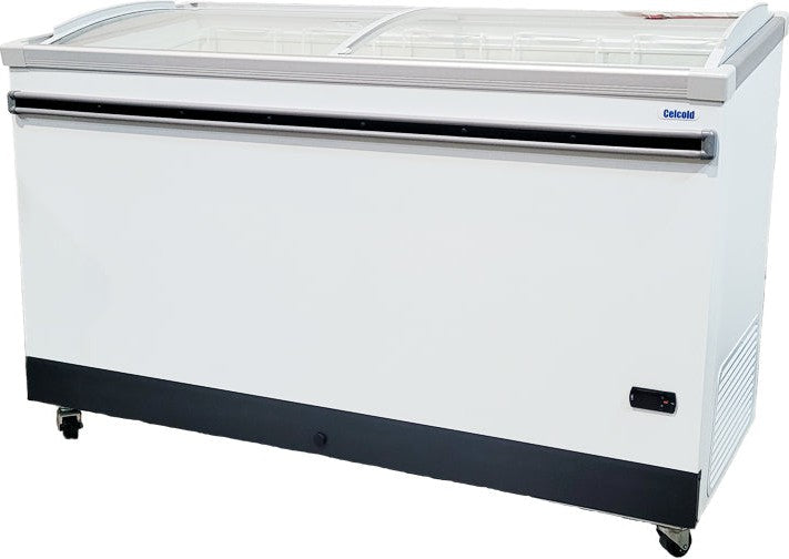 Celcold - 59" Sliding Glass Lid Angle Top Freezer - CATF59