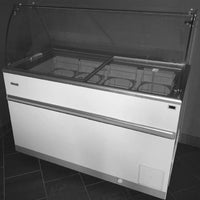 Celcold - 71" Glass Food Sneeze Guard for CF71ESG Ice Cream Cabinet - CF71EFG