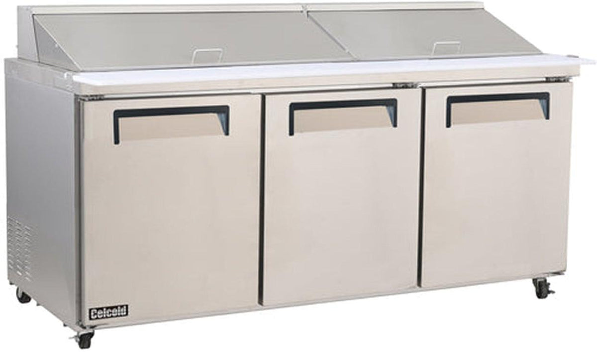 Celcold - 72" Commercial Mega Top Sandwich/Salad Prep Table - CMT7230