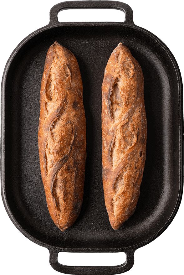 Challenger Breadware - Cast Iron Bread Pan with Lid - CBW100