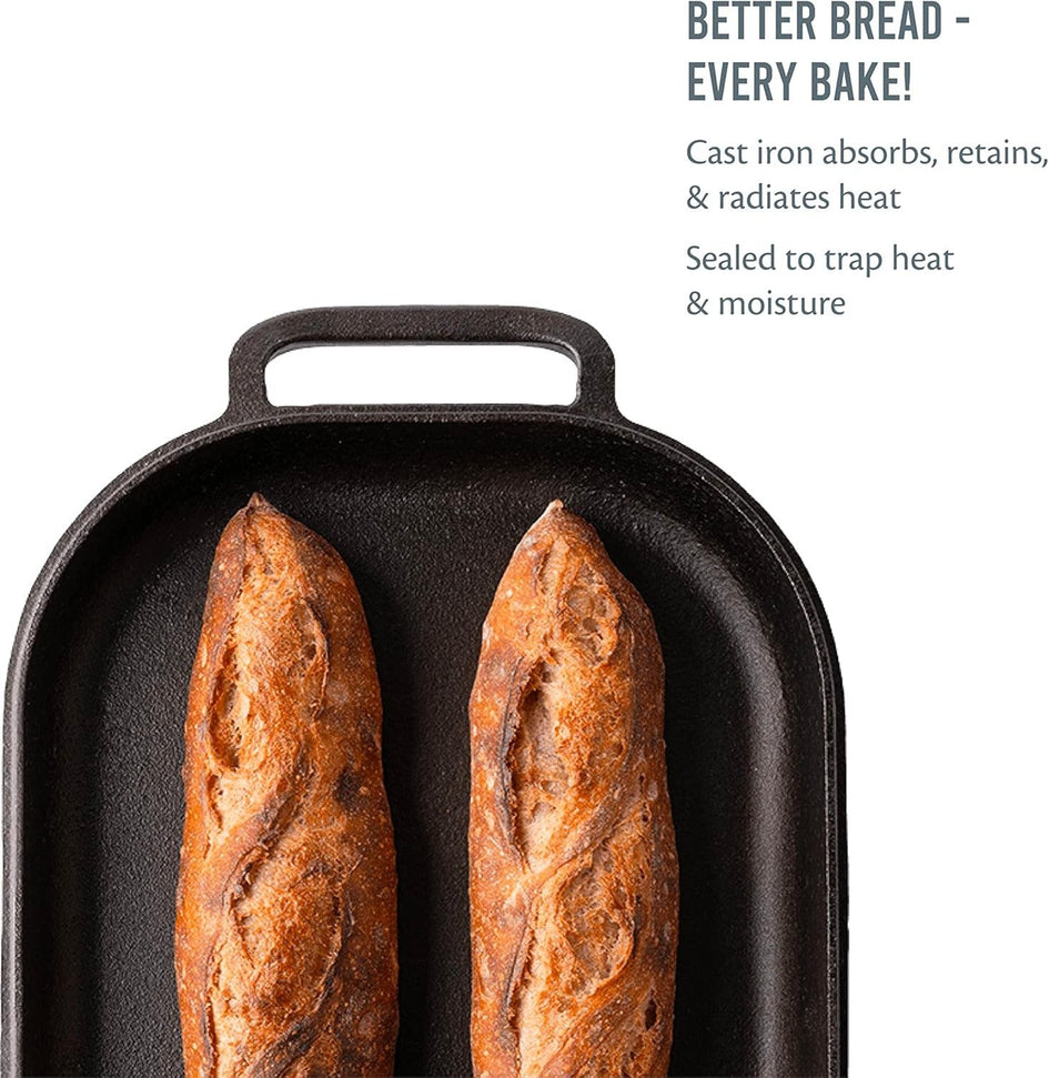 Challenger Breadware - Cast Iron Bread Pan with Lid - CBW100