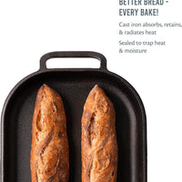 Challenger Breadware - Cast Iron Bread Pan with Lid - CBW100