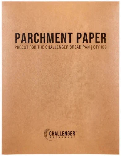 Challenger Breadware - Pre-Cut Pan Parchment Paper Liners, Pack of 100 - CBW028