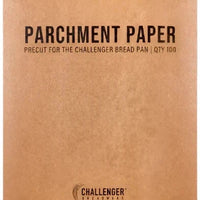 Challenger Breadware - Pre-Cut Pan Parchment Paper Liners, Pack of 100 - CBW028