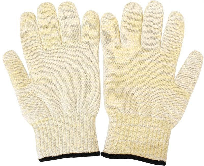 Chef Revival - 10" Cotton Beige Wrist Length Oven Freezer Glove, Pair - CLGLOF20YL