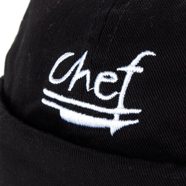 Chef Revival - 100% Cotton Chef's Beanie Cap With Chef Logo - H060BK