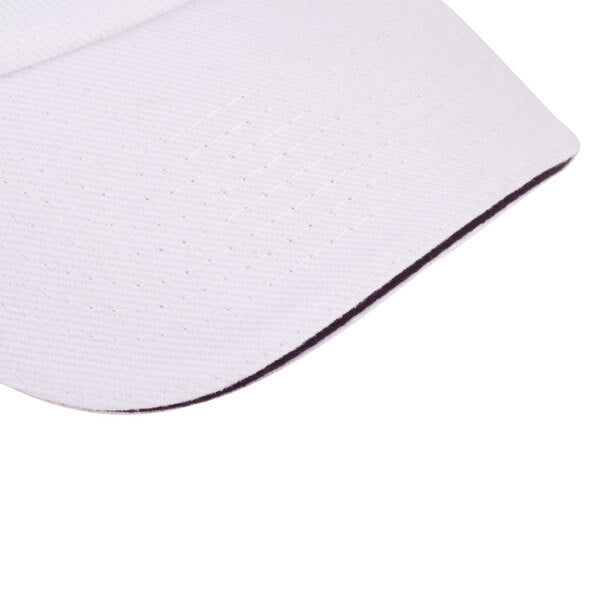 Chef Revival - 100% Cotton White Chef's Baseball Cap with Adjustable Head Strap & Chef Logo - H063WH