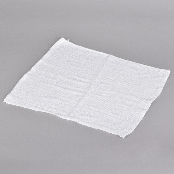 Chef Revival - 16" x 19" Cotton Narrow Ribbed Terry Bar Towel, Pack of 12 - 701BTT30