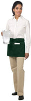 Chef Revival - 24" x 12" Poly-Cotton Burgundy Waist Apron With 3 Pocket - 605WAFH - DISCONTINUED