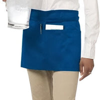 Chef Revival - 24" x 12" Poly-Cotton Burgundy Waist Apron With 3 Pocket - 605WAFH - DISCONTINUED