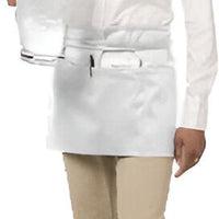 Chef Revival - 24" x 12" Poly-Cotton Burgundy Waist Apron With 3 Pocket - 605WAFH - DISCONTINUED