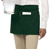 Chef Revival - 24" x 12" Poly-Cotton Burgundy Waist Apron With 3 Pocket - 605WAFH - DISCONTINUED