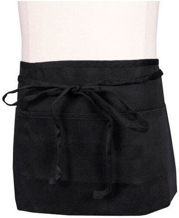 Chef Revival - 24" x 12" Poly-Cotton Burgundy Waist Apron With 3 Pocket - 605WAFH - DISCONTINUED