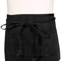 Chef Revival - 24" x 12" Poly-Cotton Burgundy Waist Apron With 3 Pocket - 605WAFH - DISCONTINUED