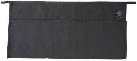 Chef Revival - 24" x 12" Poly-Cotton Burgundy Waist Apron With 3 Pocket - 605WAFH - DISCONTINUED