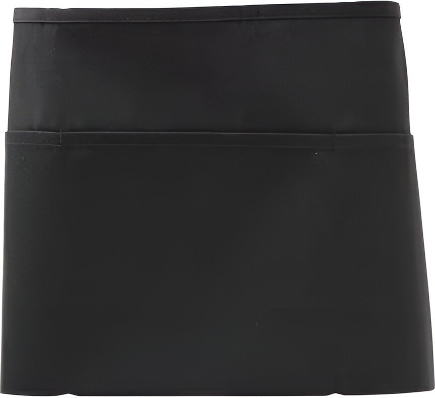 Chef Revival - 24" x 12" Poly-Cotton Burgundy Waist Apron With 3 Pocket - 605WAFH - DISCONTINUED