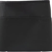 Chef Revival - 24" x 12" Poly-Cotton Burgundy Waist Apron With 3 Pocket - 605WAFH - DISCONTINUED