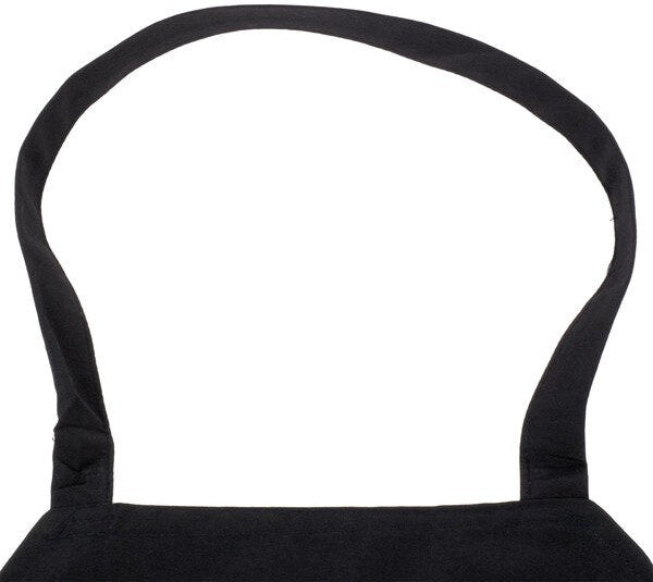 Chef Revival - 24" x 27" Mid Length Polyester Front House Bib Apron with 3 Pocket - 602PS-BK