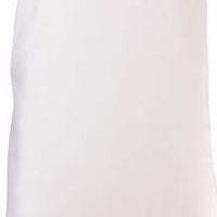 Chef Revival - 27" x 32" Polyester White Bib Apron with No Pocket - 600PS-NP