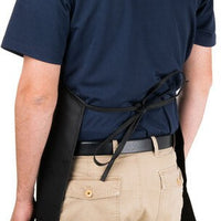 Chef Revival - 27" x 33" Polyester Black Bib Apron with vinyl Backing Waterproof Adjustable Neck Strap - 601MAJ-BK