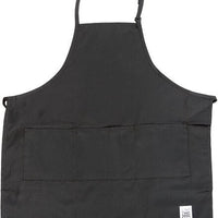 Chef Revival - 28" x 30" Poly-Cotton Utility Bib Apron with 3 Pocket & Adjustable Neckstrap - 601BAO-3