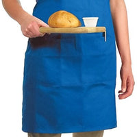 Chef Revival - 28" x 30" Poly-Cotton Utility Bib Apron with 3 Pocket & Adjustable Neckstrap - 601BAO-3