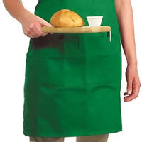 Chef Revival - 28" x 30" Poly-Cotton Utility Bib Apron with 3 Pocket & Adjustable Neckstrap - 601BAO-3