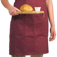 Chef Revival - 28" x 30" Poly-Cotton Utility Bib Apron with 3 Pocket & Adjustable Neckstrap - 601BAO-3
