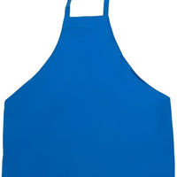 Chef Revival - 28" x 34" Full Length Poly-Cotton Utility Bib Apron with No Pocket - 601NP