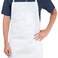 Chef Revival - 29" x 34" Poly-Cotton Self Adjustable Bib Apron with Pencil Pocket - 411BA