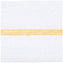 Chef Revival - 32 Oz Cotton White Bar Towel with Gold Stripe, Pack of 12- 700BRT-GLS