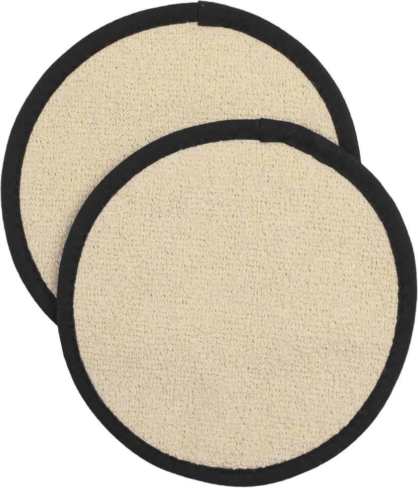 Chef Revival - 8" Terry Round Baker's Pot Holder, Pair - CLPT28RDBE