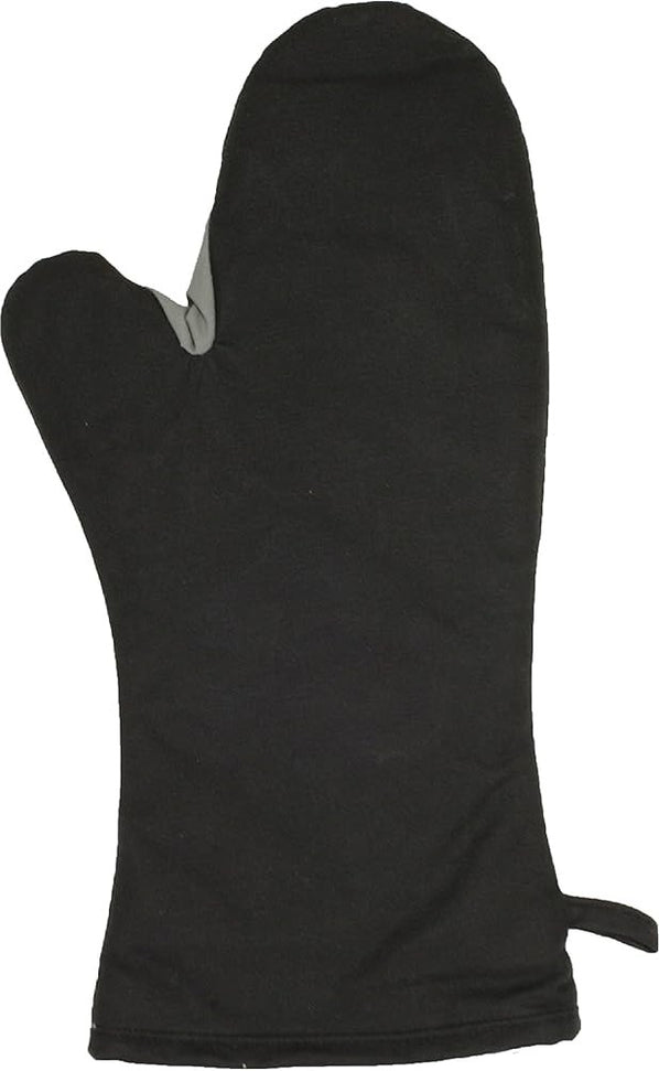 Chef Revival - Chef's Line® Pyrotex® PRO 16" Elbow Length Black Oven Mitt, Pair - CL2PXTR26BKB