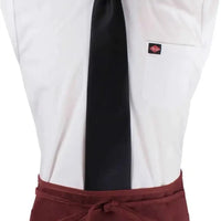 Chef Revival - Chef's Line® 25"x 11" Polyester Burgundy 3 Pocket Waist Apron with Pan Pocket - CL3PWACBG