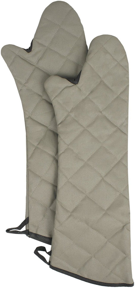 Chef Revival - Chef's Line® Pyrotex® PRO 24" Shoulder Length Beige Oven Mitt, Pair - CL2PX24ELBETF