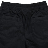 Chef Revival - Poly-Cotton Black Comfy Fit Baggy Pant with 2" Elastic Waistband -P020BK - DISCONTINUED