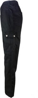 Chef Revival - Poly-Cotton Black Ladies Cargo Pant - LP002BK
