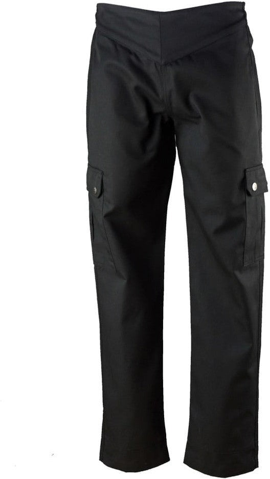 Chef Revival - Poly-Cotton Black Ladies Cargo Pant - LP002BK