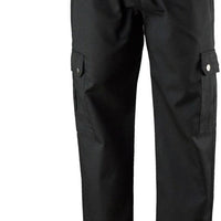 Chef Revival - Poly-Cotton Black Ladies Cargo Pant - LP002BK