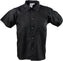 Chef Revival - Poly Cotton Black Short Sleeve Cook Shirt With 6 Snap Buttons - CS006BK - DISCONTINUED