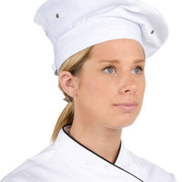 Chef Revival - Poly-Cotton Chef Beret With Adjustable Head Strap - H036